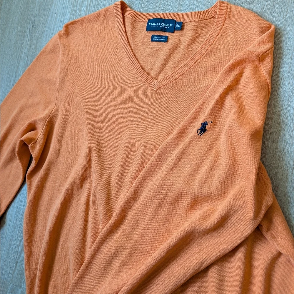 Polo Ralph Lauren Sweater Men's Large Golf U.S. Open 2012 Cashmere Blend